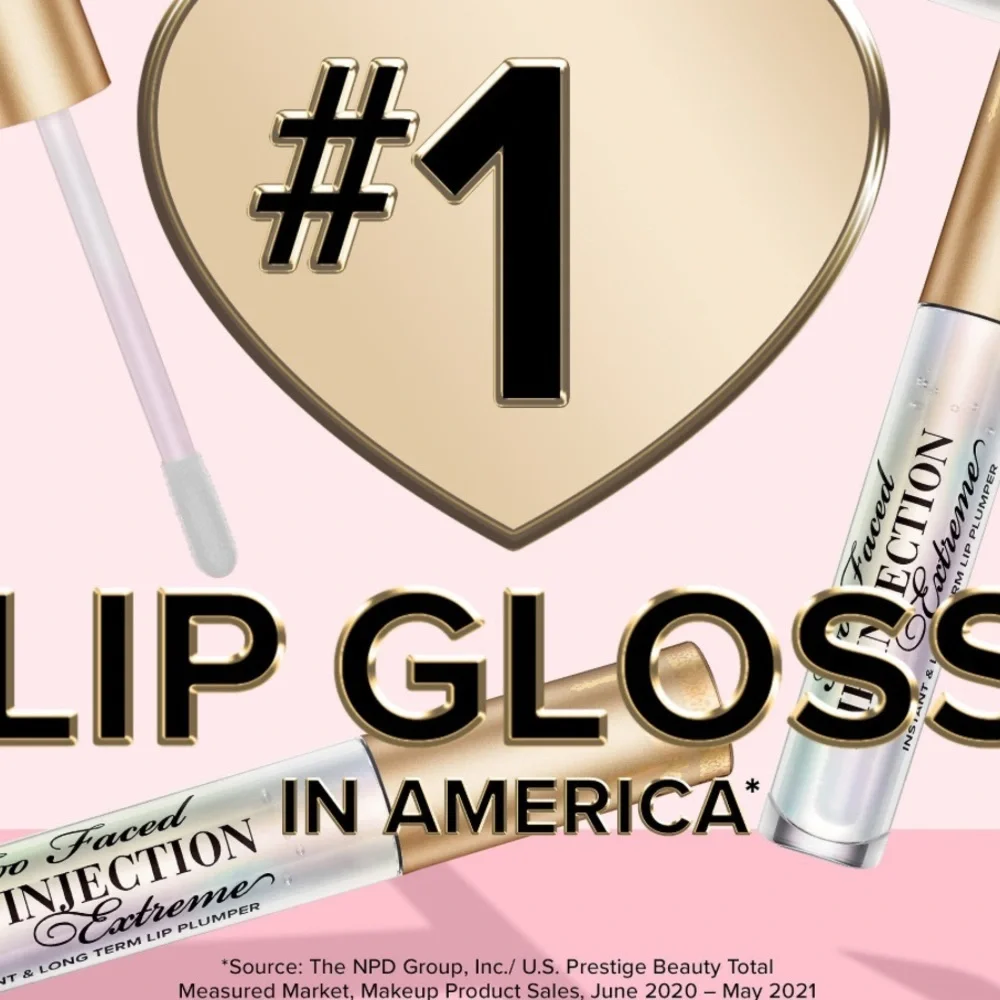 TOO FACED Lip Injection Extreme Lip Plumper in Clear